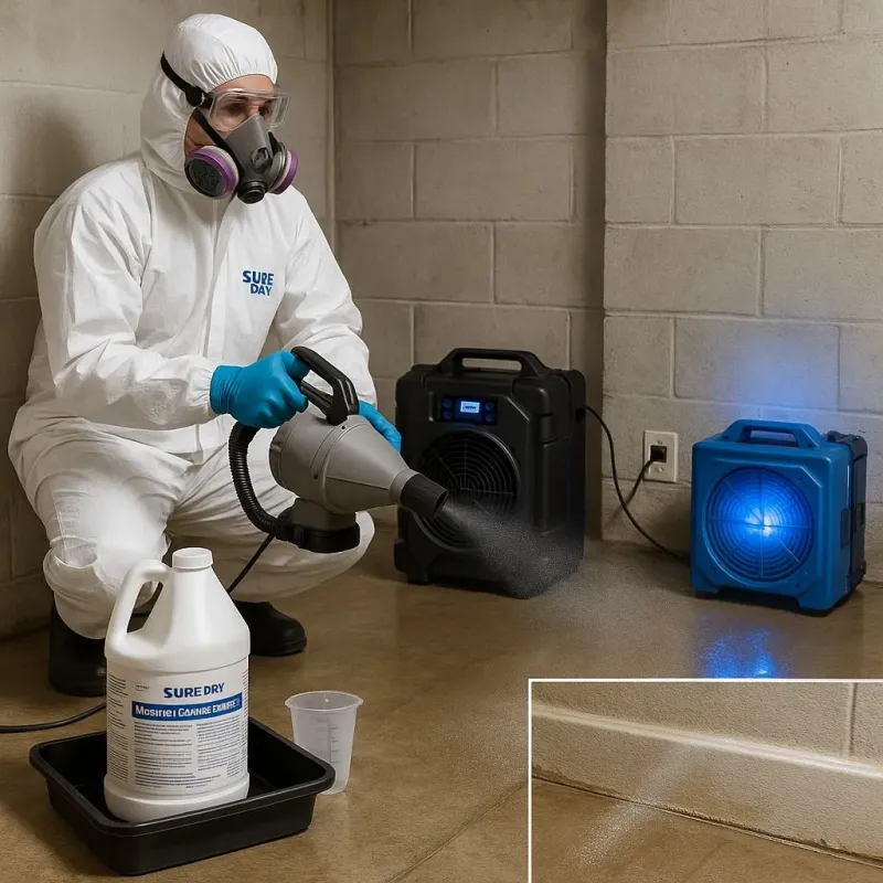 Sanitization and Odor Removal process in Durham, NC